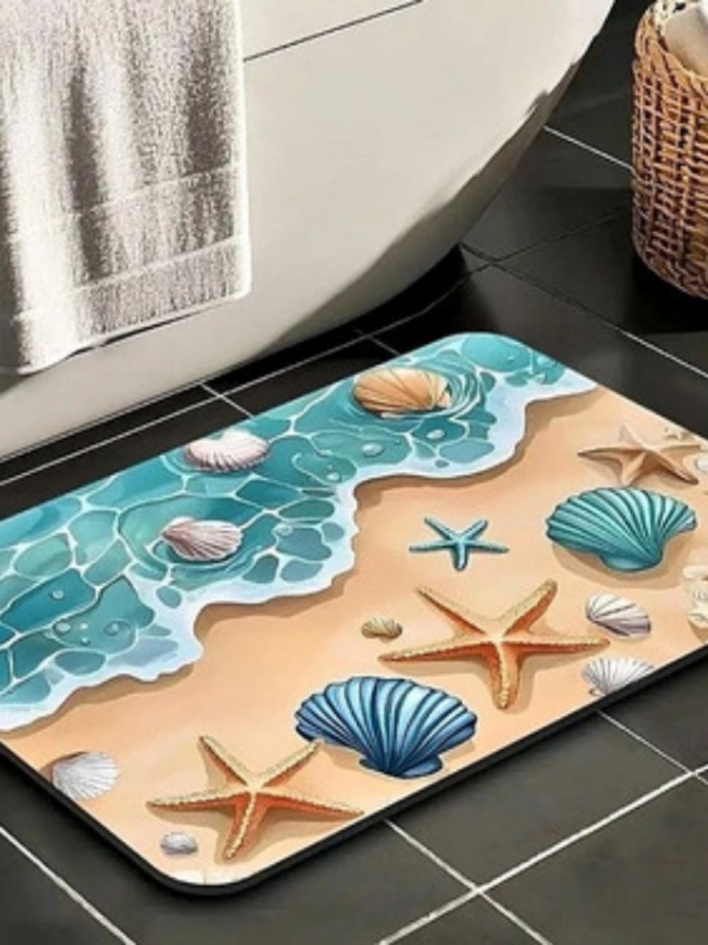 Starfish Bath Mat